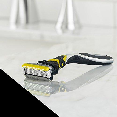 Schick Schick Hydro 5 Sense Energize Razor with Shock Absorb Technology for Men, 1 Handle with 2 Refills