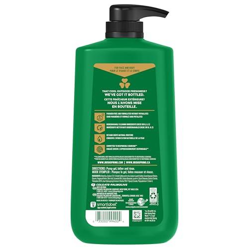 Irish Spring Irish Spring 5 in 1 Body Wash for Men, Men\'s Body Wash, Smell Fresh and Clean for 24 Hours, Conditions and Cleans Body, Face, and Hair, Made with Biodegradable Ingredients, 30 Oz Pump