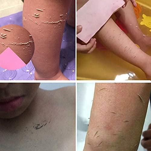 Pinklife 3pcs Ultra Soft Exfoliating Sponge,Bath Sponge for Kids and Adult Shower,Dead PVA Skin Sponge Remover for Bathroom Body Cleansing Supplies