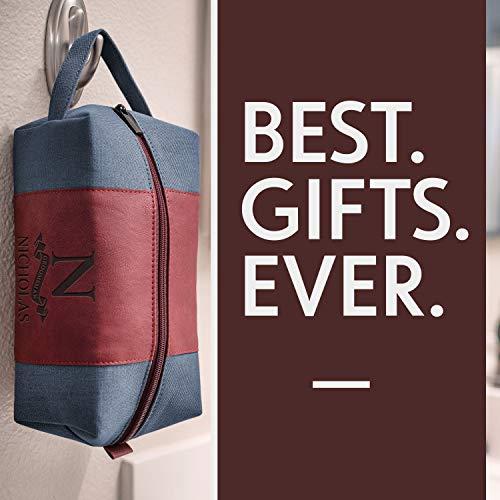 Amazing Items Amazing Items Single - Personalized Groomsmen Gifts, Custom Men Toiletry Bags - Groomsman Gifts for Wedding, Groomsmen Proposal Gifts - Design 2, Blue