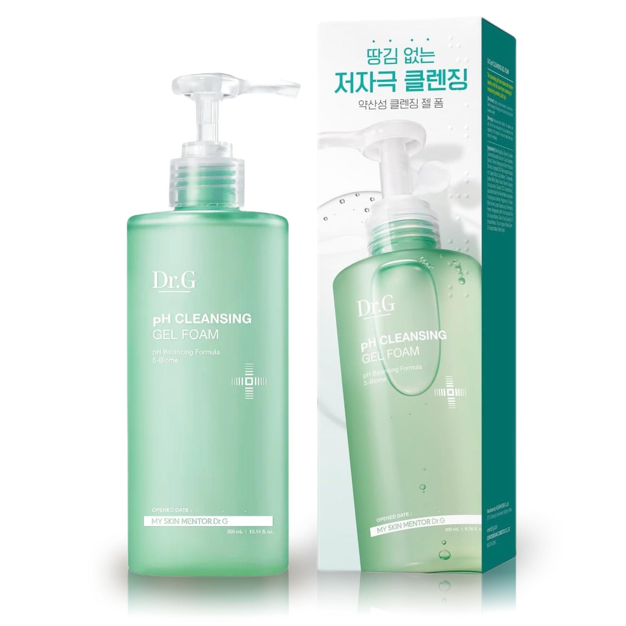 Dr.G Dr.G pH Cleansing Gel Foam, 200ml - Gel Cleanser Face Wash, Gel Face Wash, Korean Skin Care Coreano, Korean Skincare, K Beauty Skincare, Kbeauty Skincare, Korean Beauty, Asian Skin Care Coreano