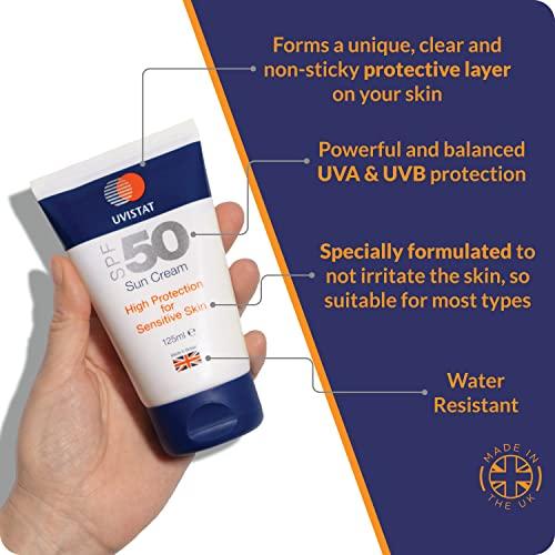 Uvistat Uvistat Sun Cream SPF50 Very High Protection 125 ml