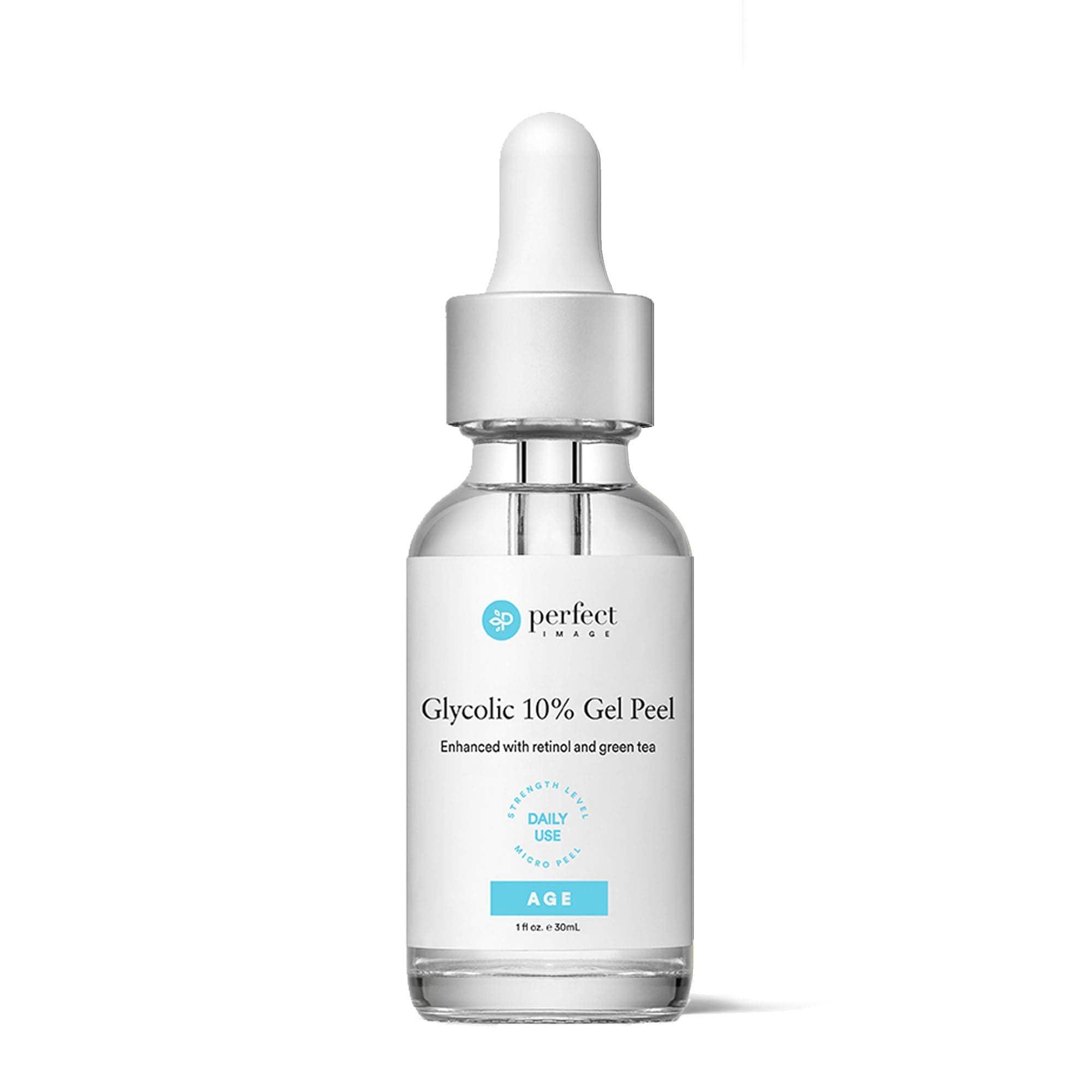 Perfect Image Glycolic Gel Peel - Enhanced with Retinol and Green Tea Extract (10% Strength)