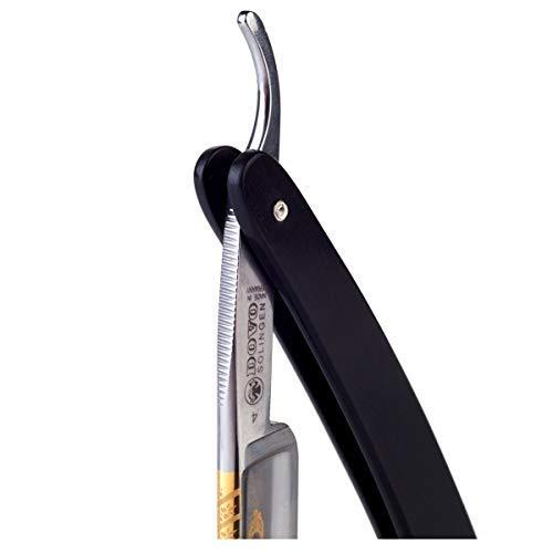 Solingen Solingen Ebony Wood Handle Carbon Steel Straight Razor by Dovo
