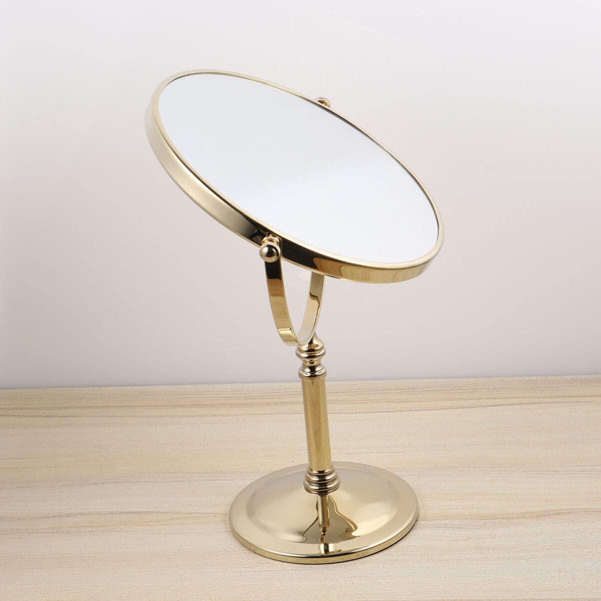 Uonlytech Uonlytech 1PC Swivel Vanity Mirror Makeup Stand Vanity Table Desk Cosmetic Mirror Double Sided Cosmetic Mirror Desk Mirror for Makeup Stand Mirror Dressing Table Mirror Miss Adjustable