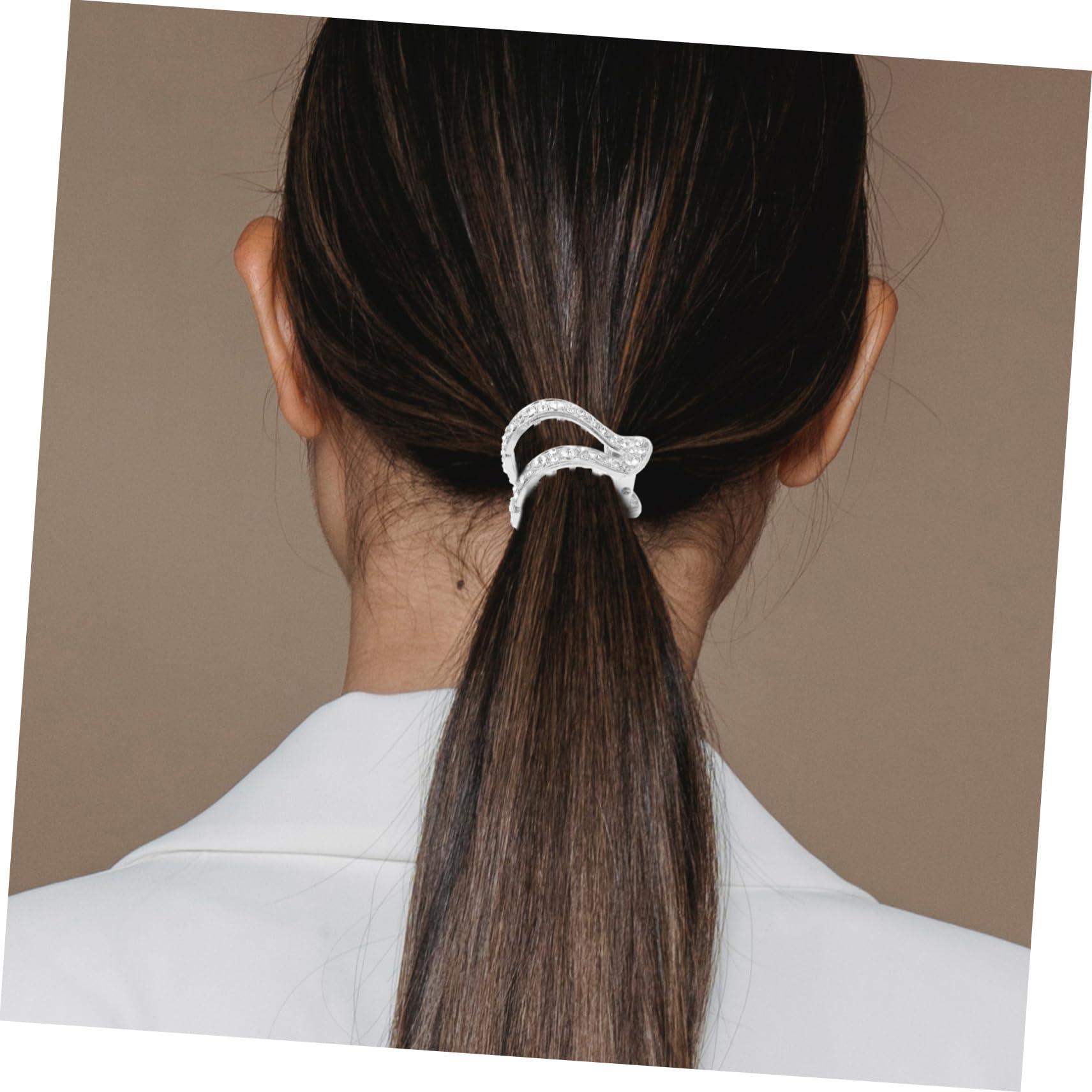 Gogogmee Gogogmee High Ponytail Hairpin Hair Claw Clip Metal Clips for Hair Metal Hair Clip Women Hair Clips Hair Cuff High Ponytail Holder Claw Clips for Thick Hair Ponytail Cuff Hair Bun Clip
