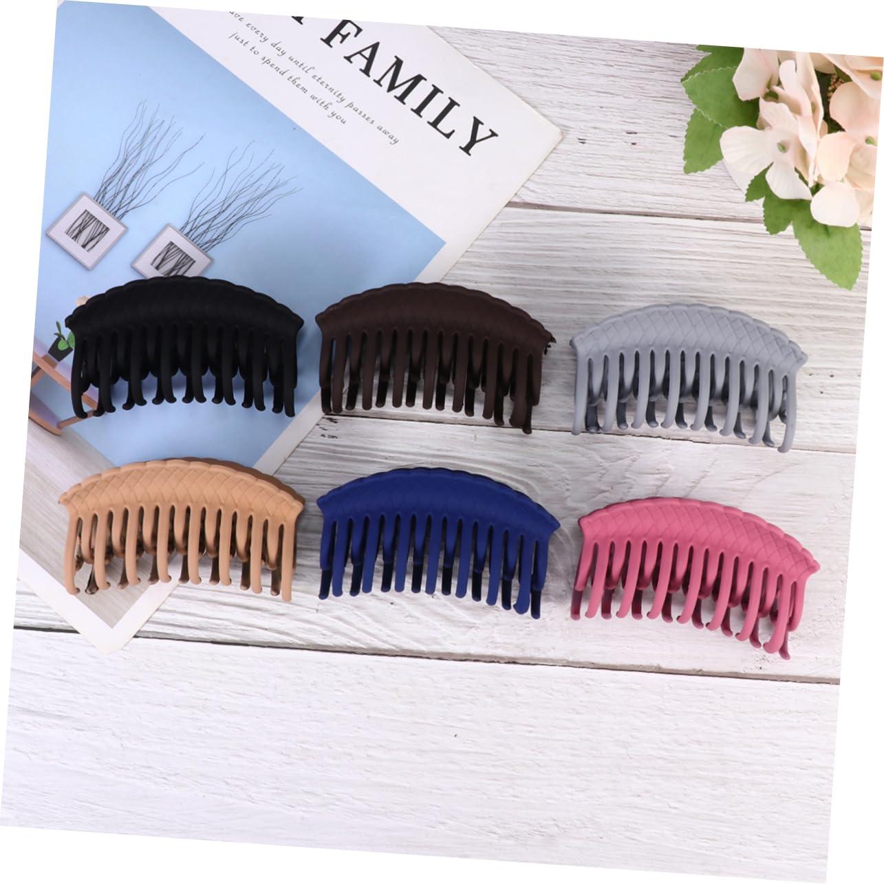 balacoo Balacoo 18 Pcs Matt Double-tooth Gripper Hair Grip for Styling Hair Clip French Barrette French Hair Pin Hairpin Matte Hair Claw Clips Jaw Clip French Hair Claw Hair Accessories Grasp