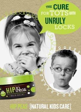 Hip Peas Hip Peas Natural Hair Styling Balm/Gel/Pomade - Light Hold, 2 oz jar