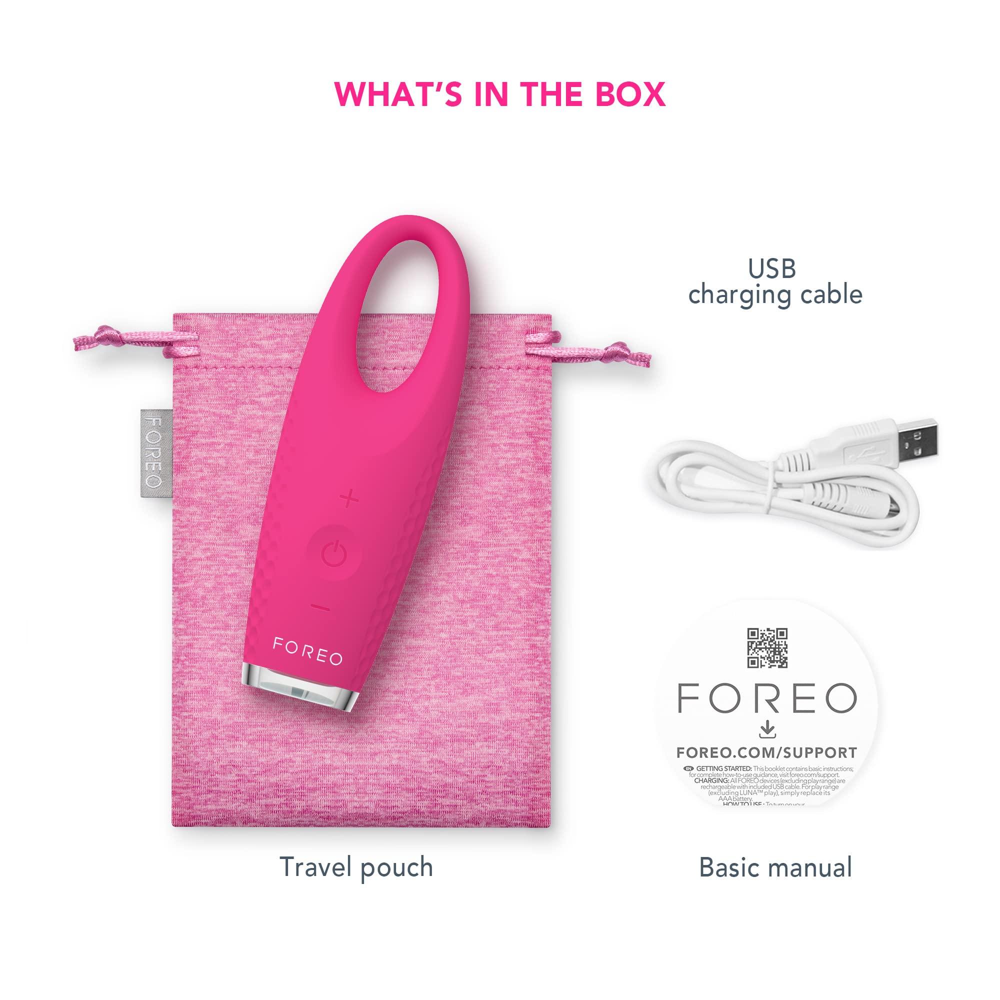 FOREO FOREO IRIS 2 Lymphatic Drainage Eye Massager | Dark Eye Circle Remover & Eye Bags Remover | Enhanced Under Eye Cream Absorption | Anti Wrinkle Eye Puffiness Reducer | 2-year Warranty | Fuchsia