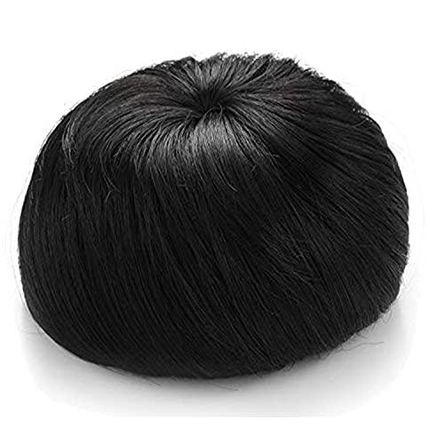 Man Bun (TM) Clip On Instant Man Bun (Black)