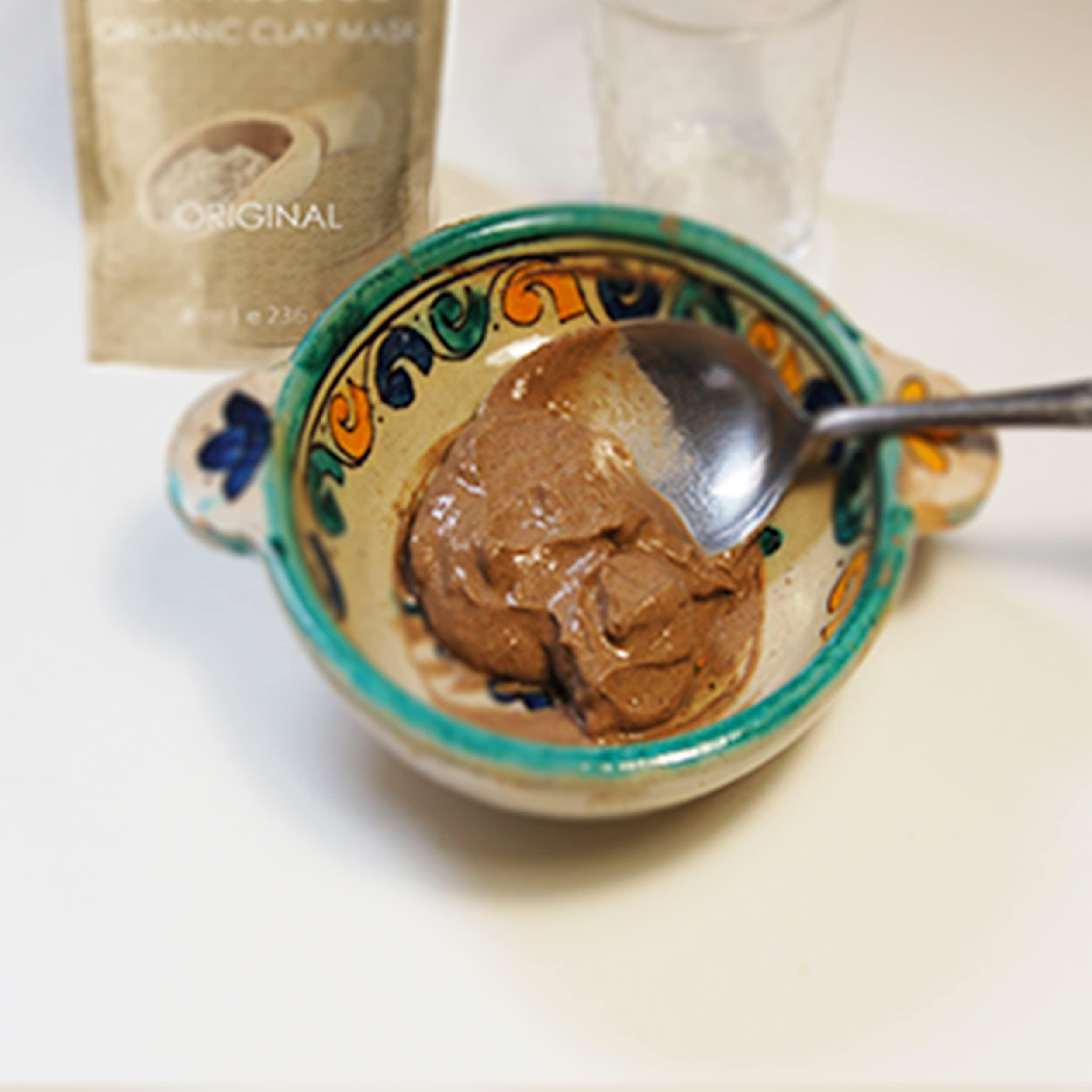 Zakia's Morocco Zakia\'s Morocco Moroccan Rhassoul Clay Mask (Rose Scented) - Organic Natural Facial Mask and Skin Care Treatment - Anti-aging Mud Mask Heals Dry & Oily Skin, Acne, Eczema & Psoriasis - 8 Oz