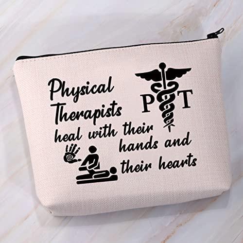 VAMSII VAMSII Physical Therapist Gift Bag Physical Therapy Gifts for Women Thank You Gifts for Physical Therapist PT Gifts (Physical Therapists heal with their hands and their hearts)