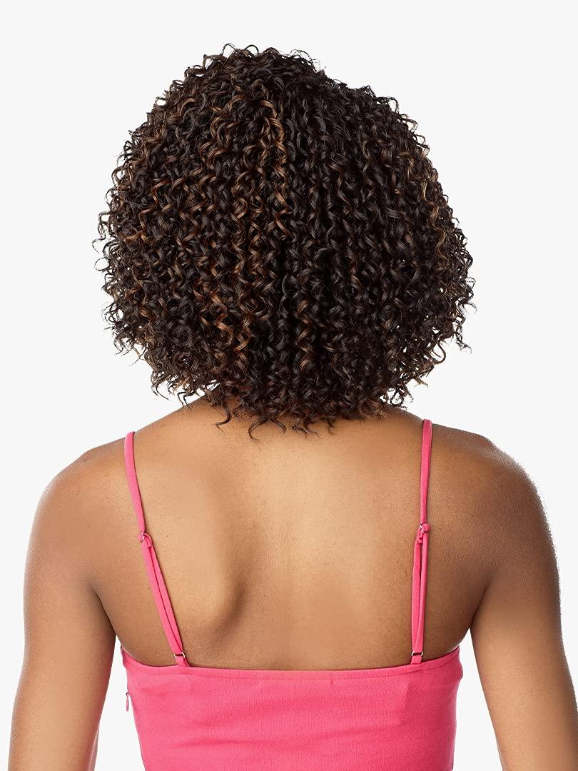 Sensationnel Sensationnel Instant Weave Synthetic Half Wig with Drawstring Cap - IWD 10 (1B Off Black)