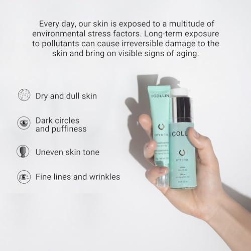 G.M. COLLIN G.M. COLLIN City D-Tox Serum | Urban Face Serum | Hydrates & Visibly Reduces Fine Lines & Revitalizes Dull Skin | Restores Skin Comfort