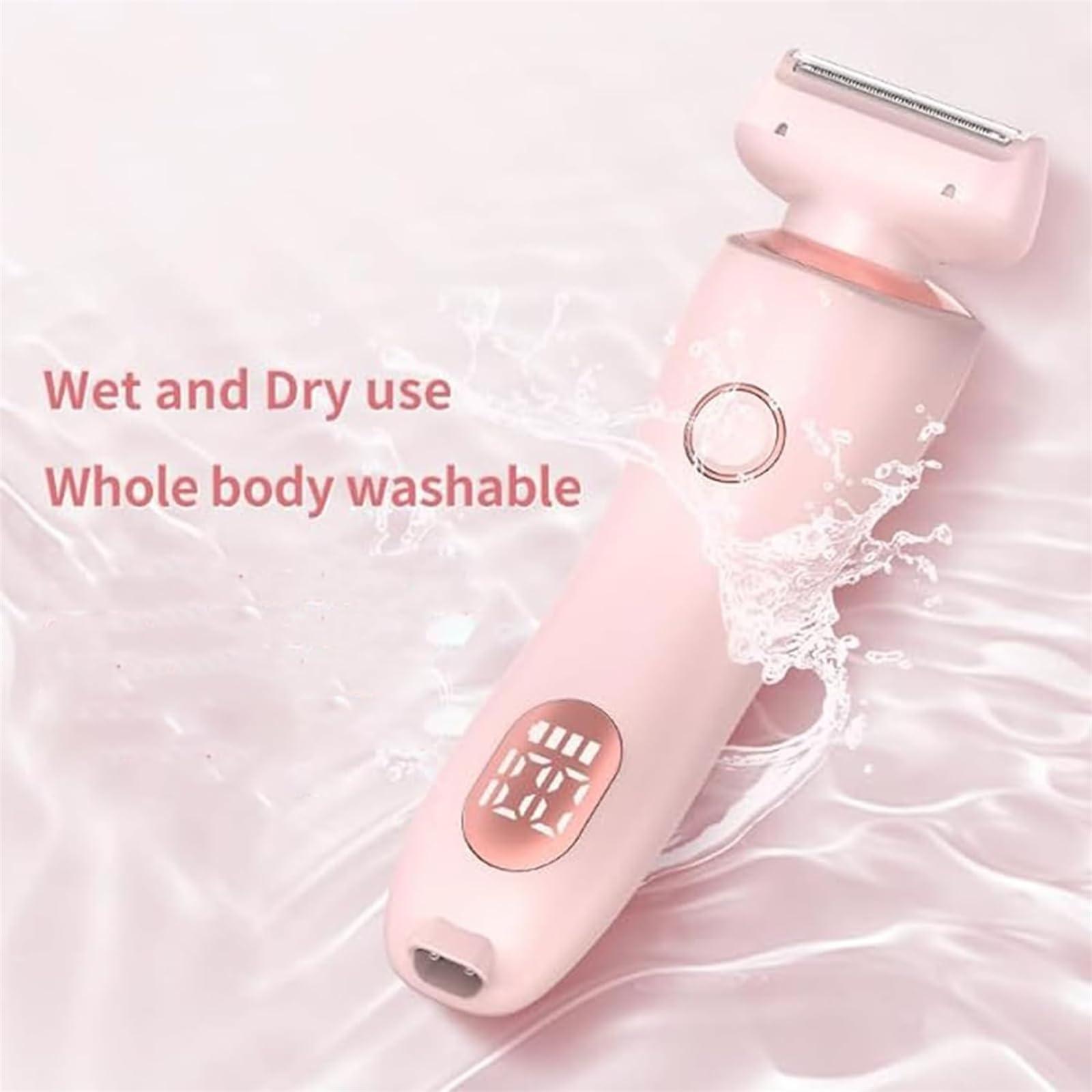 LYCZMKSF SilkGlide Pro, 2024 Best Silk Glide Razor, Silk Glide Epilator Painless Hair Removal at Home, 2 in 1 Electric Shaver Razors for Women, Wet and Dry Use (Blue)