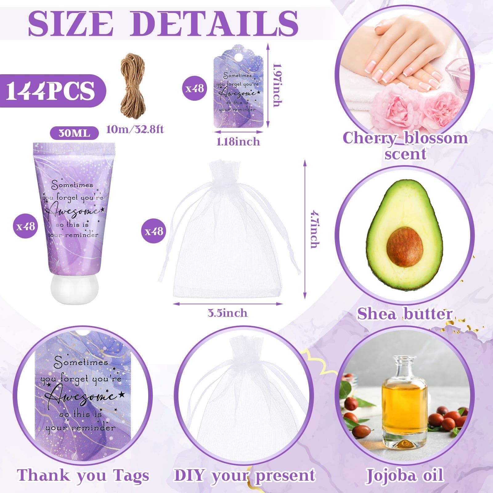 Dansib Dansib 48 Sets Employee Appreciation Gifts Bulk Christmas Gifts for Coworkers Thank You Hand Cream Gift for Women Appreciation Travel Hand Lotion for Volunteer Staff Holiday Christmas(Marble)