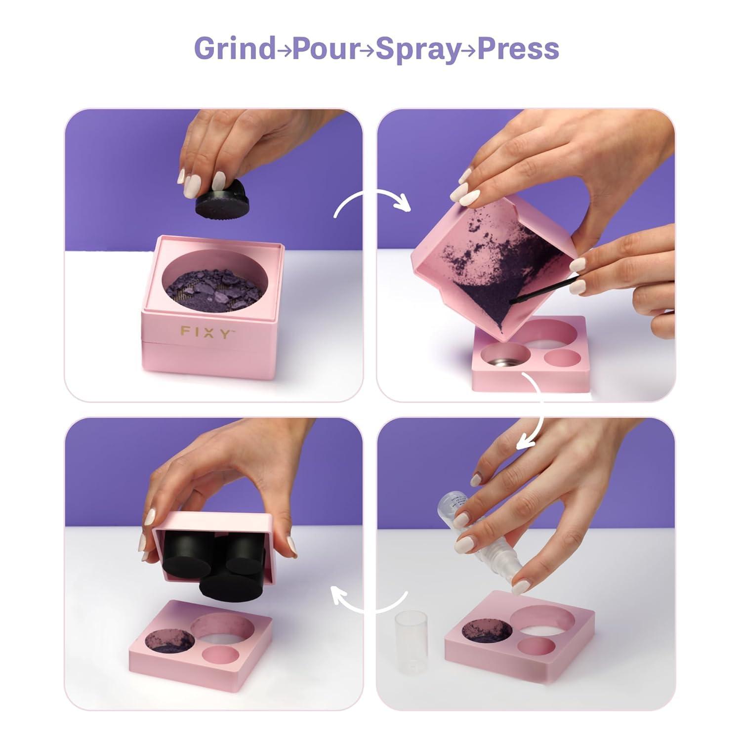 FIXY FIXY Repair Kit Repressing tool for Eyeshadow, Blush, & Highligher Round Pans + FIXY Small Empty Palette