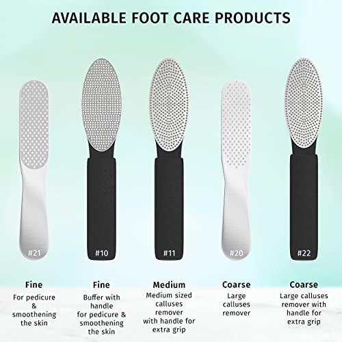 Diamancel Diamancel Luxury Diamond Foot Buffer - #11 Medium Grit Rasp – For Average Calluses, Rough Skin & Regular Maintenance