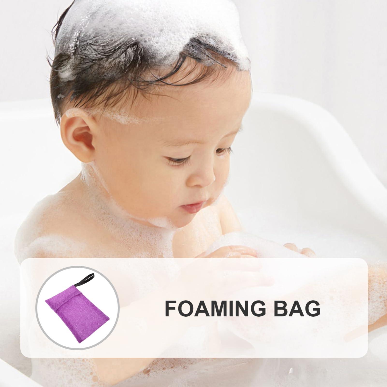 Beavorty Beavorty Bath Bag Soap Bar Travel Bottles Dove Soap Mini Drainer Dishes Holder Soap Holder Soap Hanging Travel Toiletry Bag Travel Soap Container Soap Case Portable Acid Soap Nylon Purple