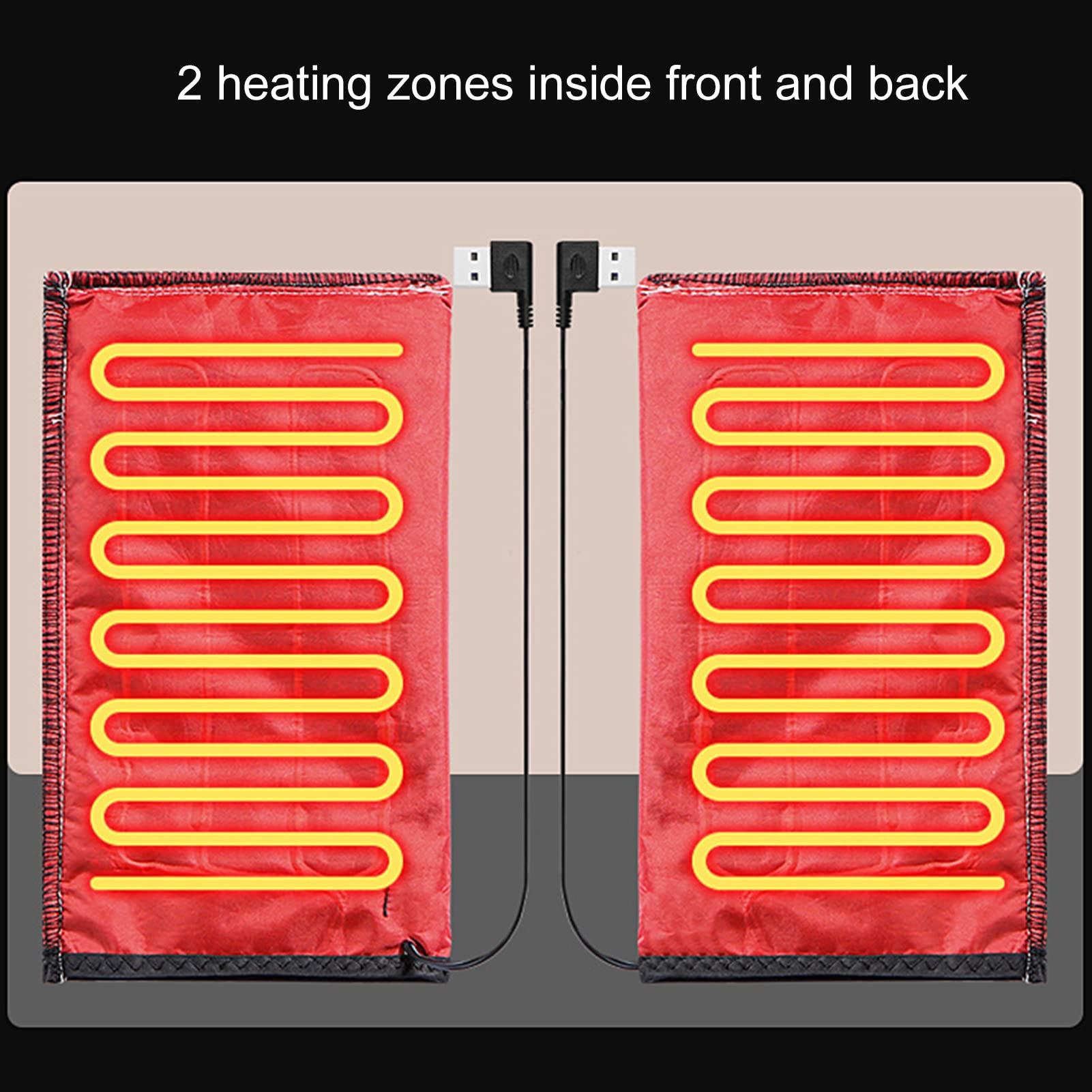 Tiiyee Electric Warming Mitts, Heated Beauty Hand Mittens USB 3 Settings Electric Warming Mitts Electric Heated Mittens Gloves for Hand Nail Art Manicure (Brown)