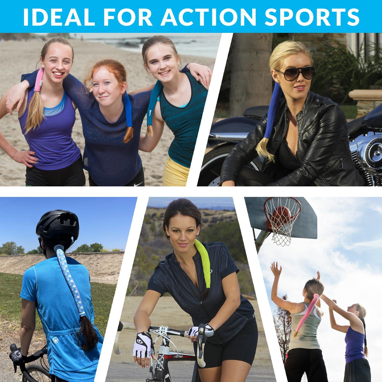 Wrapter Wrapter Pony Tail Hair Wrap (Zigzag Print)