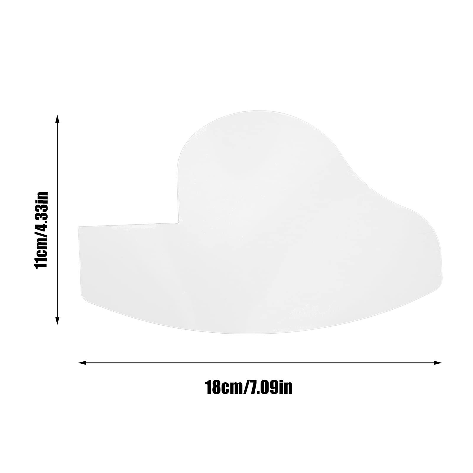 Dioche Beard Shaping Tool Hairline Haircut Template Guide Hair Lineup Tool for Men Barber Styling Shaping Shaving Haircutting Trimming