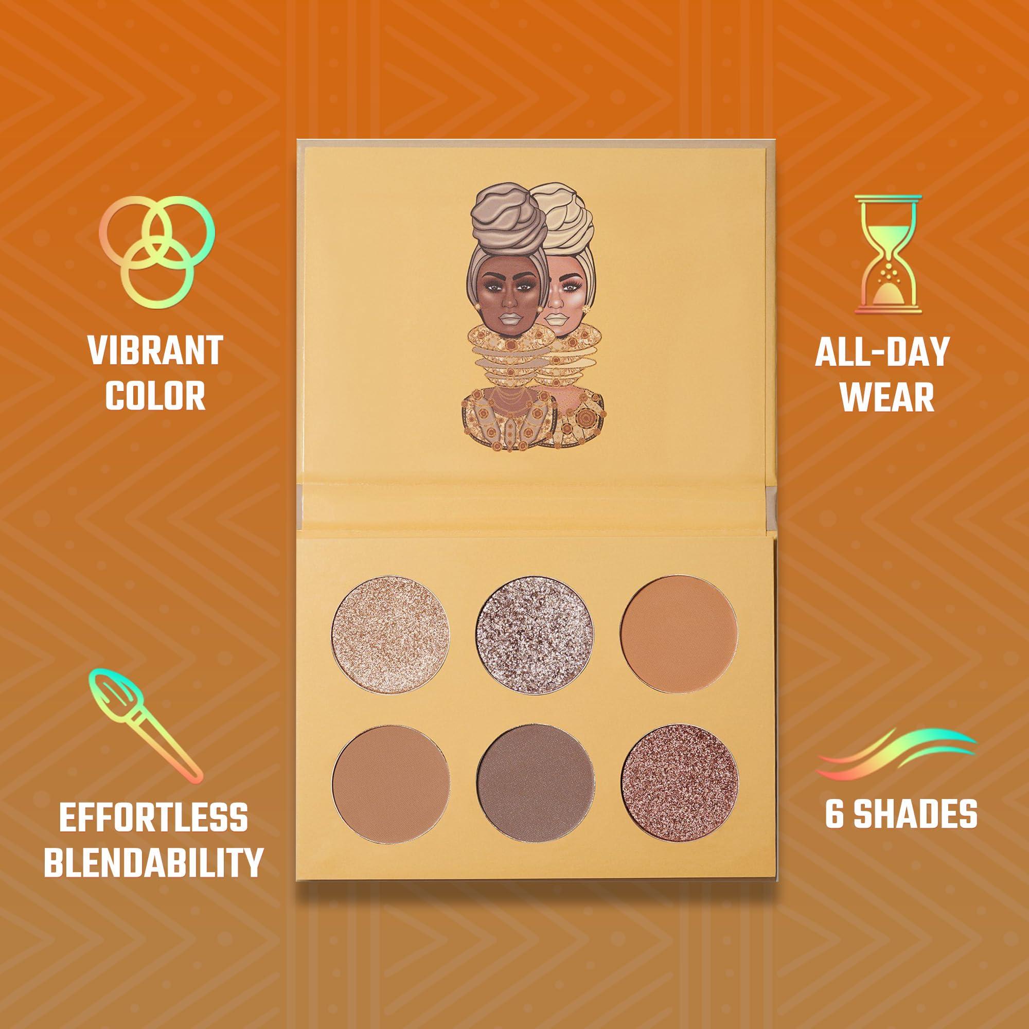 Juvia's Place Juvia\'s Place Palette The Taupes - Nude Shades with Deep Browns, Shades of 6, Professional Eye Makeup, Pigmented Palette, Makeup Palette for Eye Color & Shine