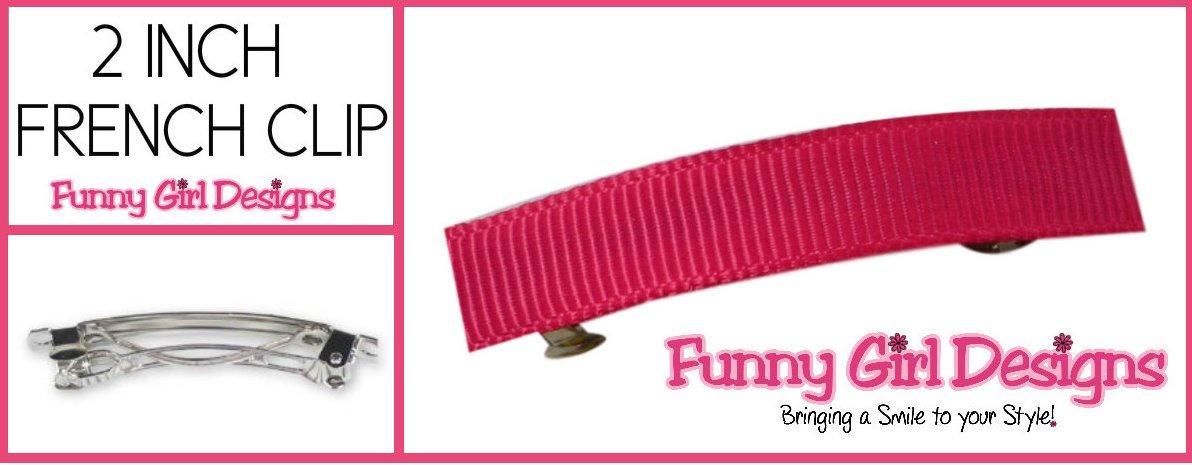 Funny Girl Designs Silk Gerbera Daisy Hair Clip (1 3/4" French Clip, Light Pink)