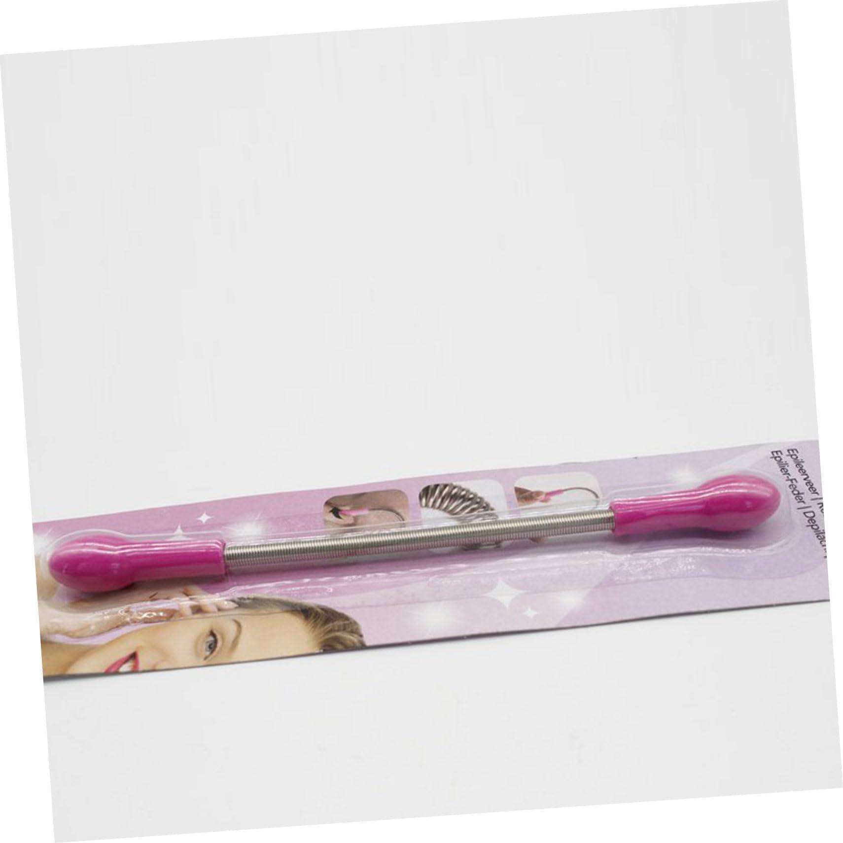 BIUDECO BIUDECO 2pcs Hair Removal Eyebrow Face Epilator Spring Face Hair Remover Holder Eyebrow Threading Spring Epilator Spring Stick Lip Threading Hair Remover Facial Hair Remover Spring Device