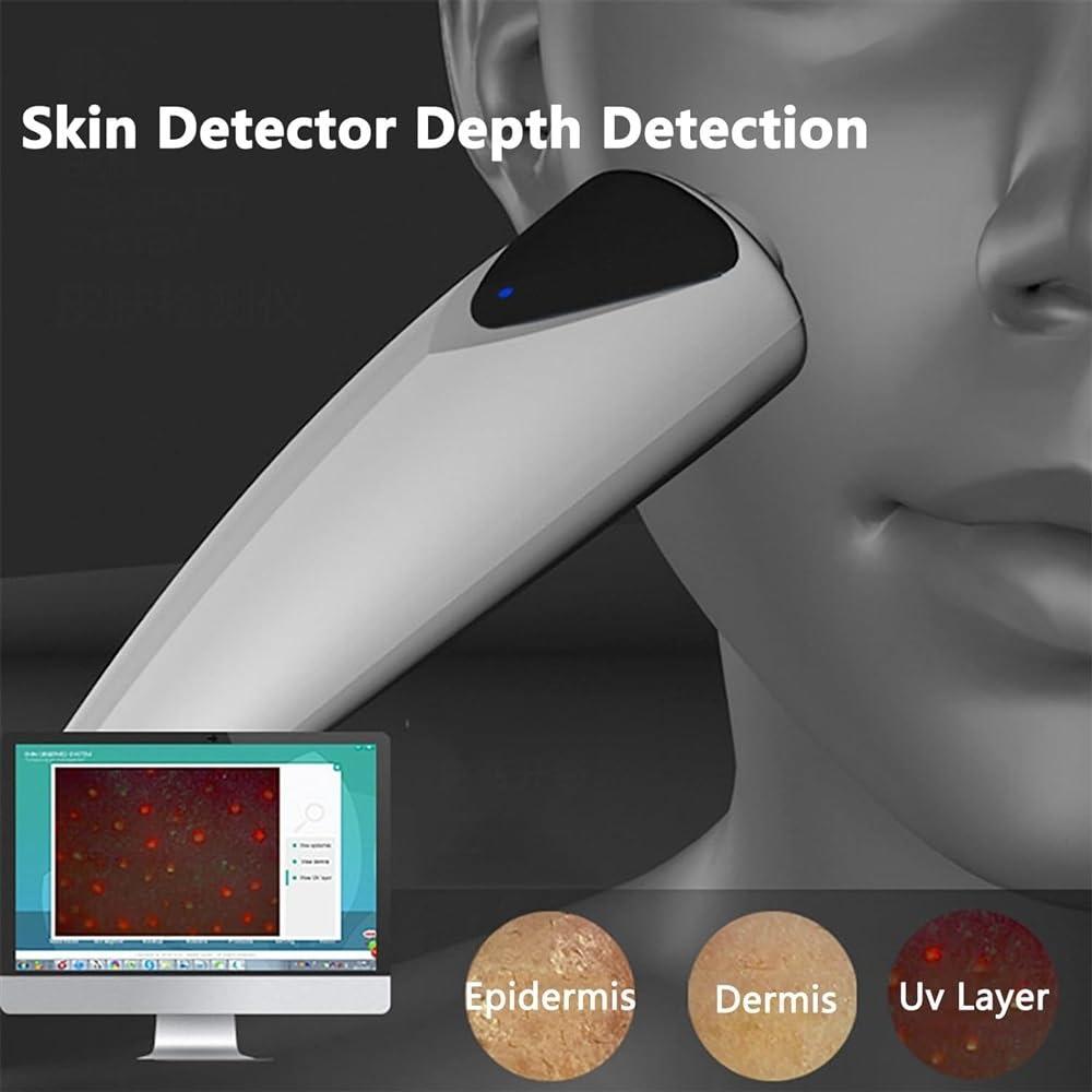 MAHWER MAHWER Face Skin Analyzer, Smart Skin Diagnosis System with 5 Million Pixel Lens and Touch Screen Design, 9 Kinds of Test Reports and Product Add Save Function