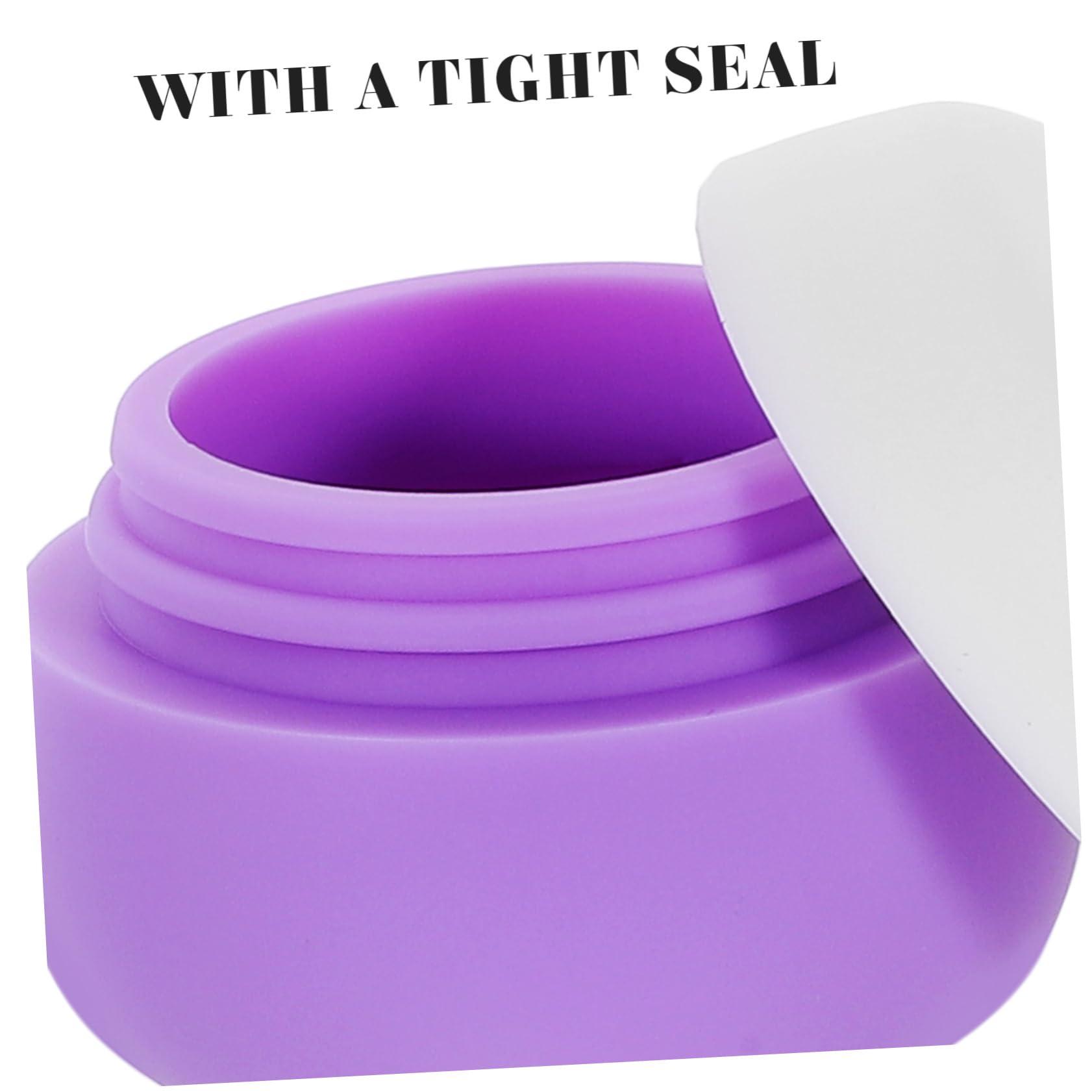 Baluue Baluue 2pcs Sugar Scrub Containers Beauty Product Jar Small Containers with Lids Small Jar with Lid Travel Bottles for Cream Travel Cosmetics Jar Mini Containers with Lids