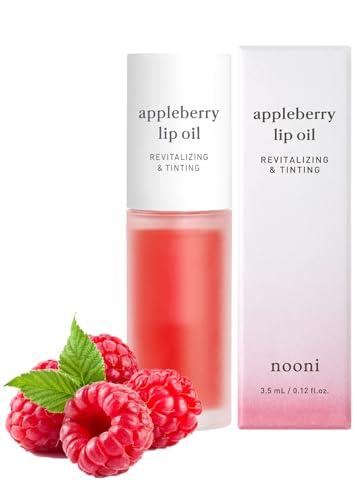 NOONI NOONI Appleberry Korean Lip Tinting Butter, 42 oz. + Korean Lip Oil - Appleberry, 0.12 Fl Oz Bundle