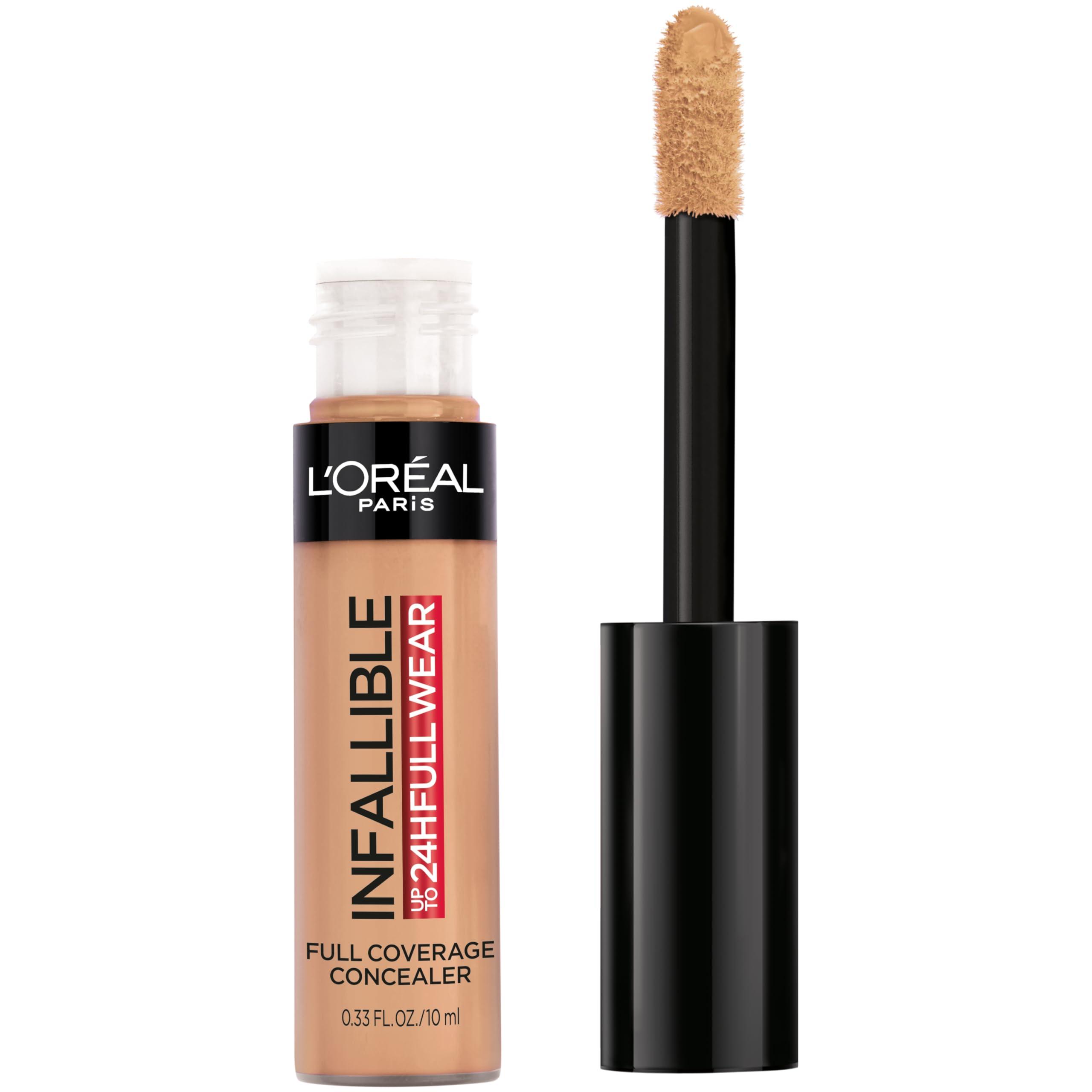 L'Oreal Paris L'Oreal Paris Makeup Infallible Full Wear Waterproof Matte Concealer, Full Coverage, Caramel, 0.33 fl. oz.