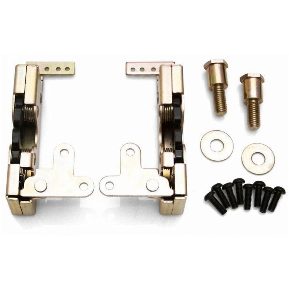 JKSXIX JKSXIX for FF350 1947-1950,for F350-24 1951-1954 & -27 1951-1954,for FC300 1947-1950 Truck Large Door Latches + Install Kit Hot Rod Body Trim Zinc Plated 2-Latch Brackets 1CTLBCDLIKHRBT