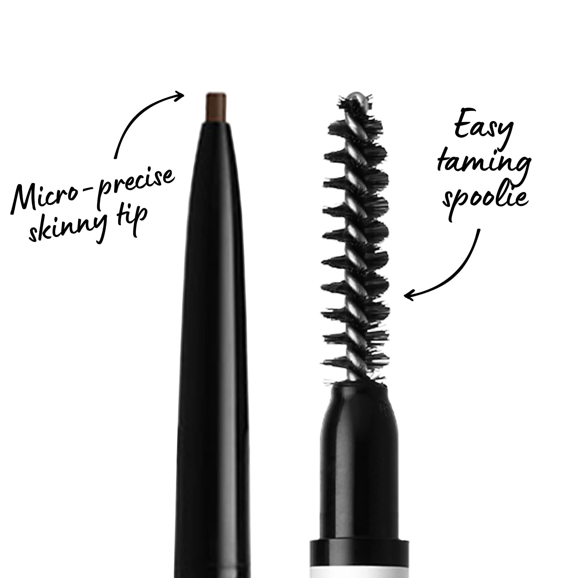 NYX PROFESSIONAL MAKEUP NYX PROFESSIONAL MAKEUP Control Freak Eyebrow Gel - Clear & Micro Brow Pencil, Eyebrow Pencil - Espresso
