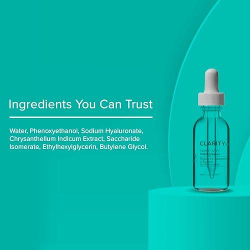 ClarityRx ClarityRx Take It Easy Calming Face Serum, Natural Plant-Based Anti-Redness Treatment for Sensitive Skin & Rosacea (0.5 fl oz)