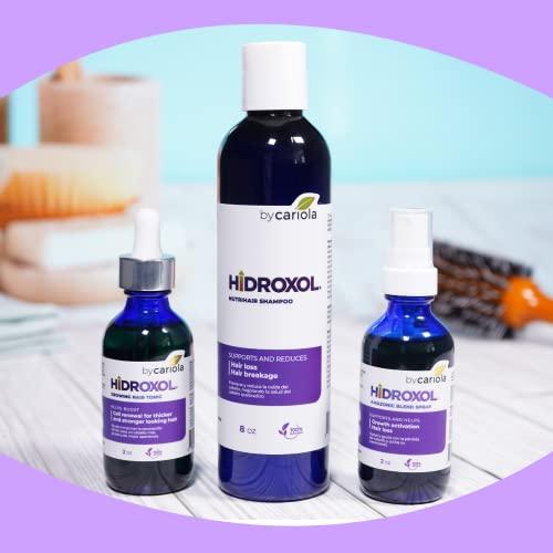 Hidroxol Hidroxol Nutrihair Shampoo 8 oz - Hair Loss Support - Hair Breakage - Hair Regrowth - Natural Formula