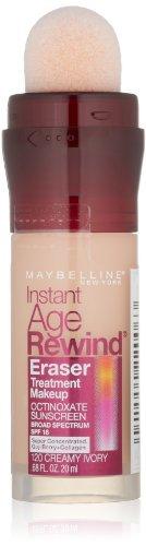 MAYBELLINE Maybelline New York Instant Age Rewind Eraser Treatment Makeup, Creamy Ivory 120, 0.68 Fluid Ounce