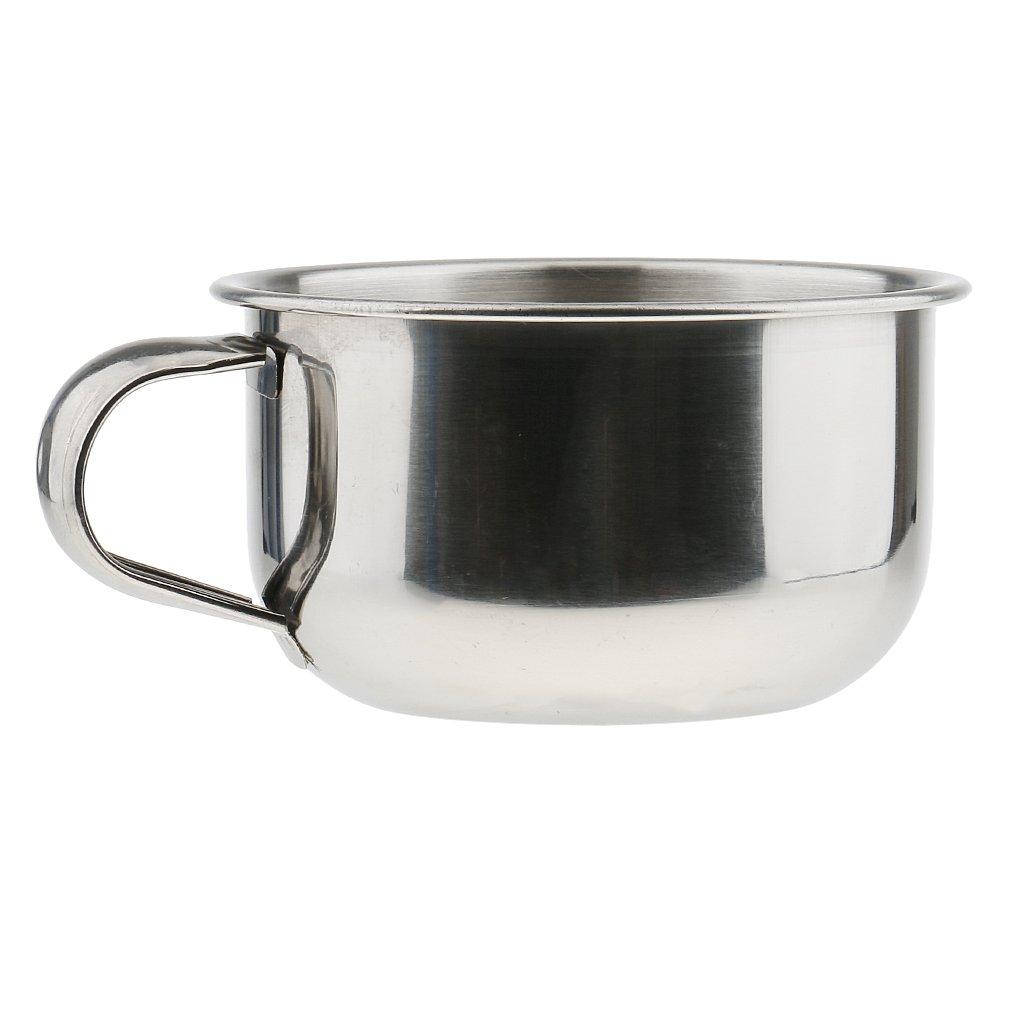 Amagogo 5 Pcs Stainless Steel Mens Shaving Bowl for Shaving Beard Brush
