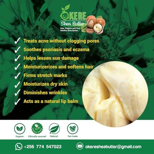 Okere Shea Butter Okere Nilotica Shea Butter | Raw & Pure from Uganda | 4 oz Jar
