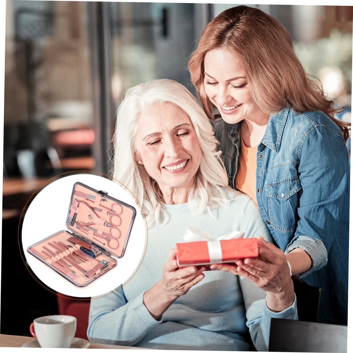 NOLITOY NOLITOY Manicure Set Bulk 18pcs Nail Clipper Kit Nail File Cuticle Pusher Tools