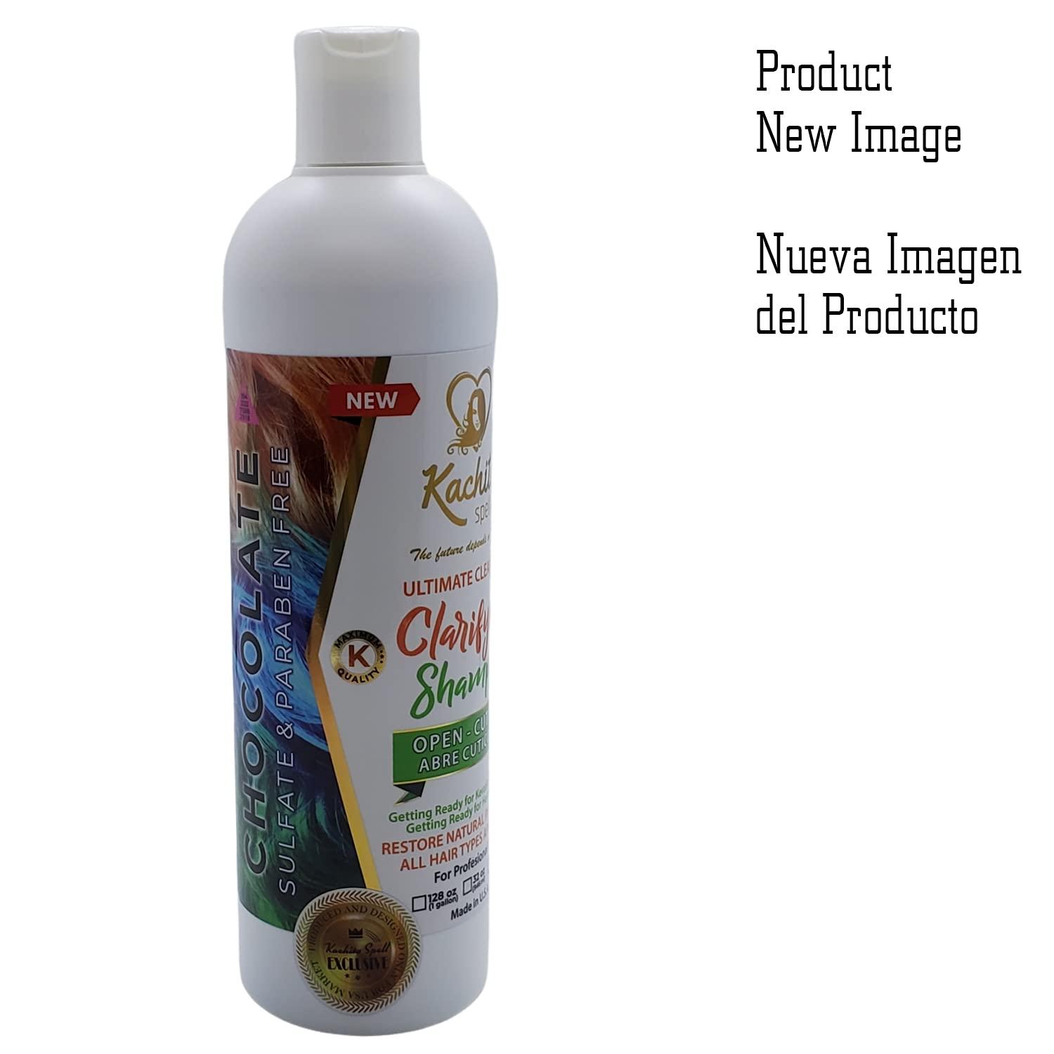 Kachita Spell Kachita Spell Brazilian 3D Chocolate Keratin Hair Treatment Kit - Instantly Straightens, Smooths, Repairs, Conditions, and Strengthens Hair. Made in USA, Professional Results