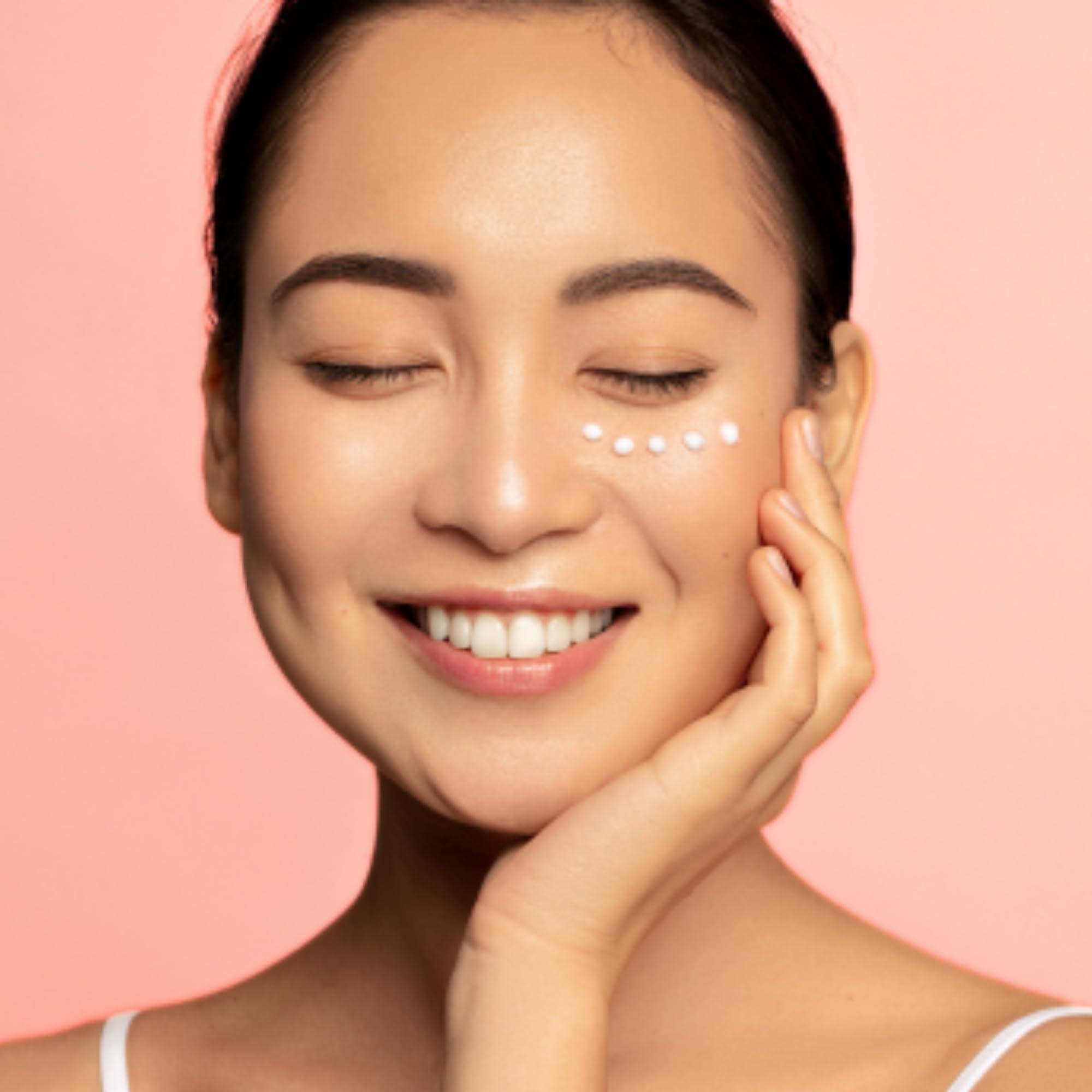 Alana Mitchell Anti-Aging Peptide Under Eye Cream Peptide Eye Cream for Hydrated & Firm Skin Under Eye Cream for Dark Circles and Puffiness Anti Aging Eye Cream for Crows Feet & Fine Lines (0.5 oz/15 ml)