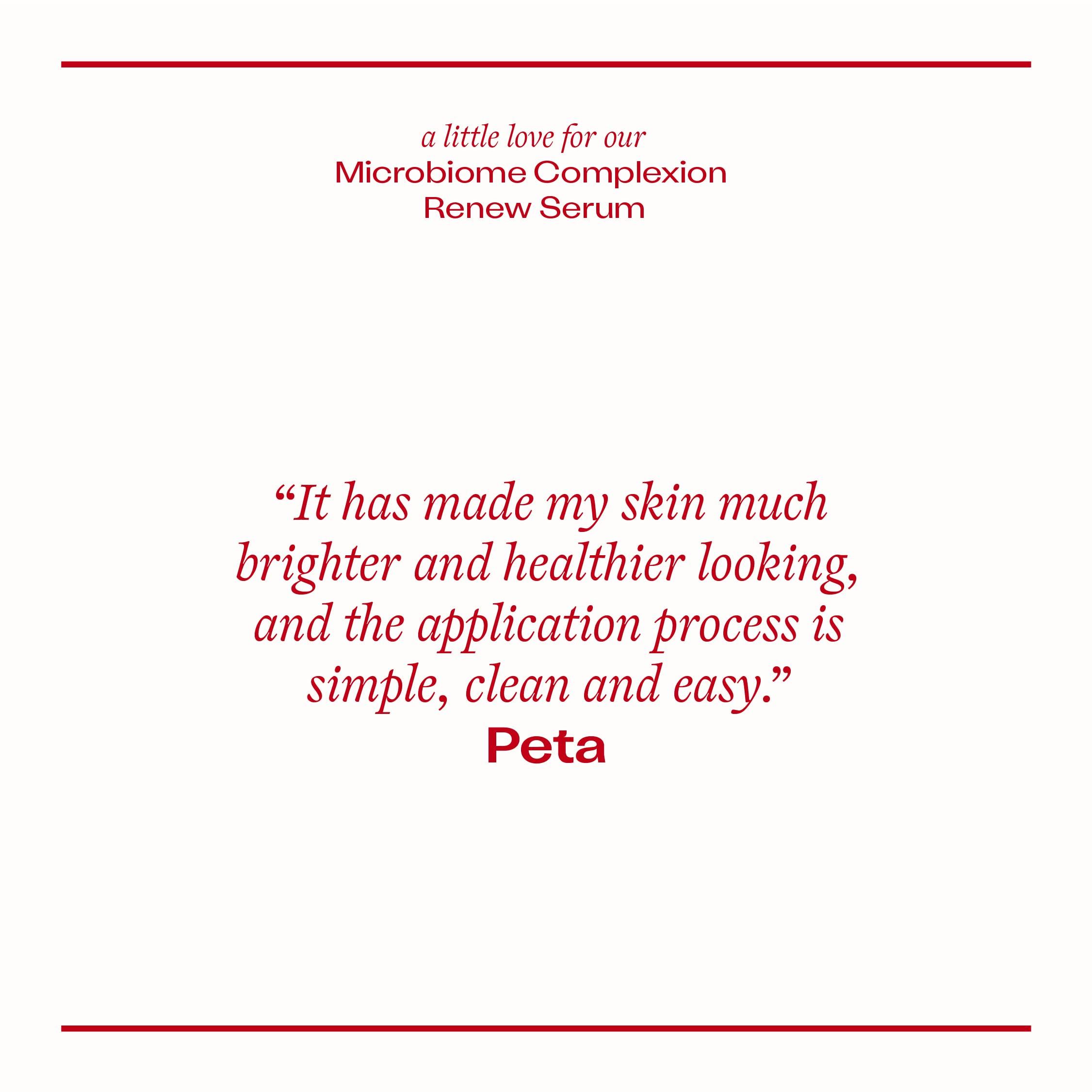 Trilogy Trilogy Microbiome Complexion Renew Serum, Postbiotic Technology, 1.0 fl oz