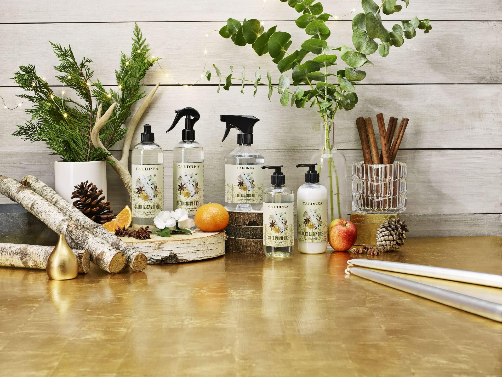 Caldrea Caldrea Hand Lotion, For Dry Hands, Made with Shea Butter, Aloe Vera, and Glycerin and Other Thoughtfully Chosen Ingredients, Gilded Balsam Birch Scent, 10.8 oz