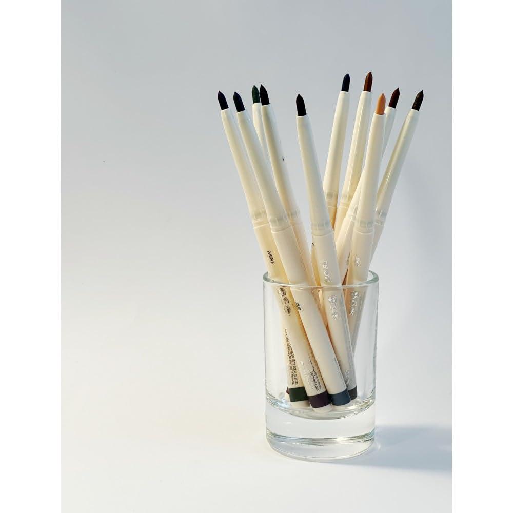 FARMASI FARMASi Eye Pencil, Soft Tissue,Long Lasting, Water-Resistant Eye Liner Pencil in 20 Stunning Shades, Professional Precision for Effortless Elegance, Eye Makeup, Brow Pencil, 0.04 oz, 04 Glitz Brown