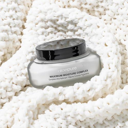 Aloette Aloette Maximum Moisture Complex, Premium Age Defying Face & Anti Wrinkle Cream, Vitamin E, Shea Butter, Aloevera for All Skin Types, Cruelty Free, 2.3 Oz
