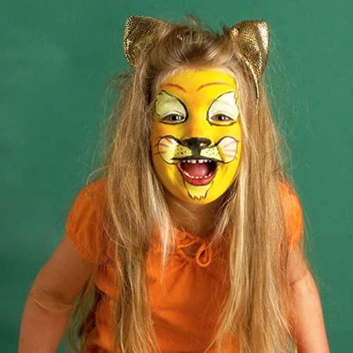 Mysense Mysense Yellow Face Body Paint Stick, Yellow Eye Black Stick, Cream Eye Paint for Baseball Softball Football Lacrosse, Non-toxic Facepaint for Halloween Costume Lion Tiger Cosplay Makeup