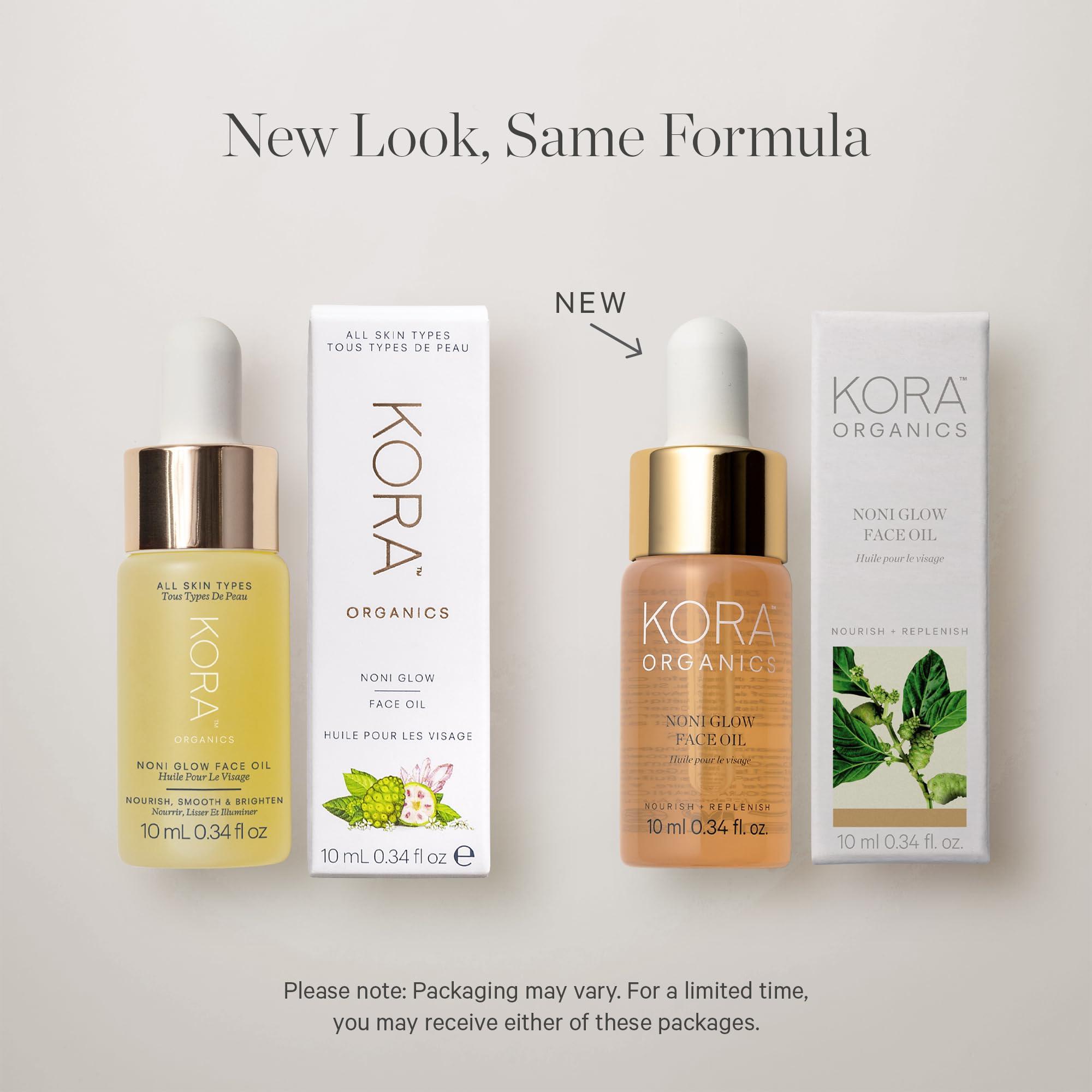 KORA Organics KORA Organics Noni Glow Hydrating Face Oil with Rosehip, Gua Sha Oil, Certified Organic, Cruelty Free, 0.34 fl oz