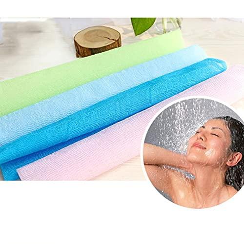 YAYA2021-SHOP Exfoliating Washcloths 3Pcs Exfoliating Shower Towel Body Scrubber Shower Towels Nylon Bath Towel Shower Washcloth for Effective Exfoliation, Rinses Clean, Lightweight Exfoliating Towel for Body